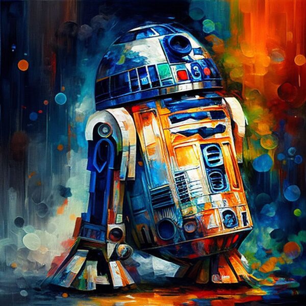 goose1888_r2d2_Leonid_Afremov_colorful_green_blues_orange_reds__5ad7a64c-1d66-472e-a262-f8feb5f206c3