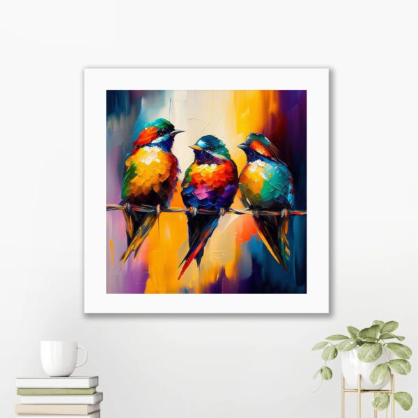 birds framed print