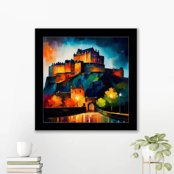 Edinburgh Castle framed print