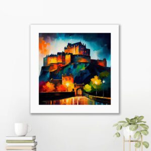 Edinburgh Castle framed print