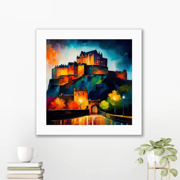 Edinburgh Castle framed print