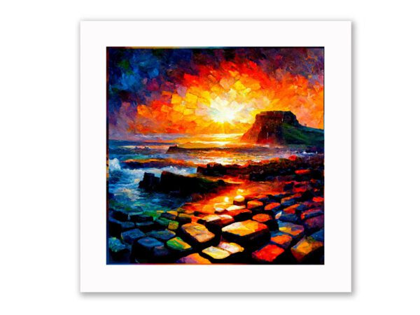 Giant Causeway framed print