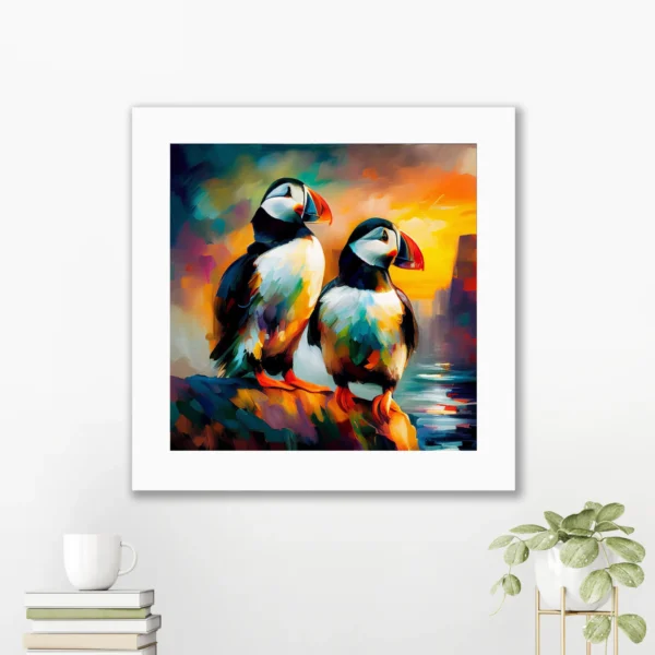 il_fullxfull.4687831436_l1ic Puffin framed print
